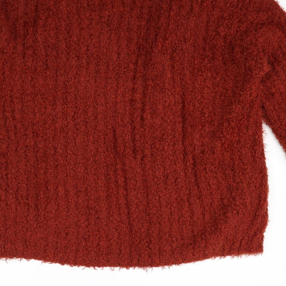 Primark Womens Red   Cardigan Jumper Size M