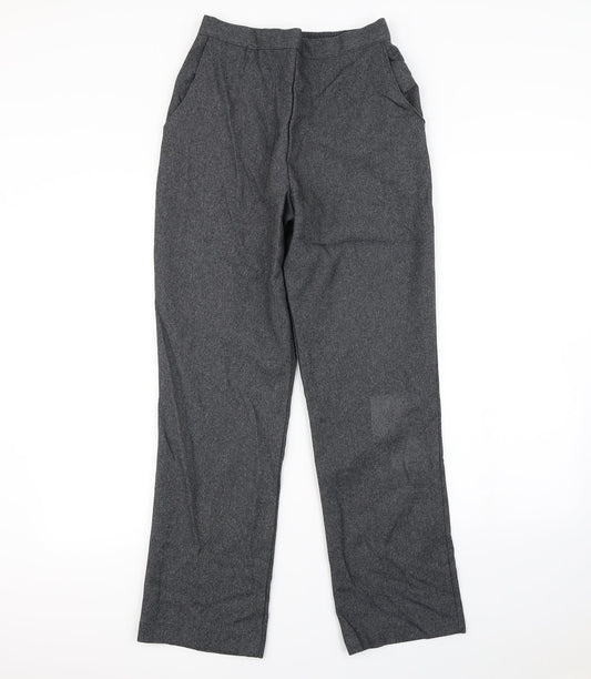 Pinns Womens Grey   Dress Pants Trousers Size 14 L30 in