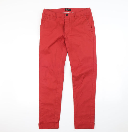 River Island Womens Red   Straight Jeans Size 30 in L30 in