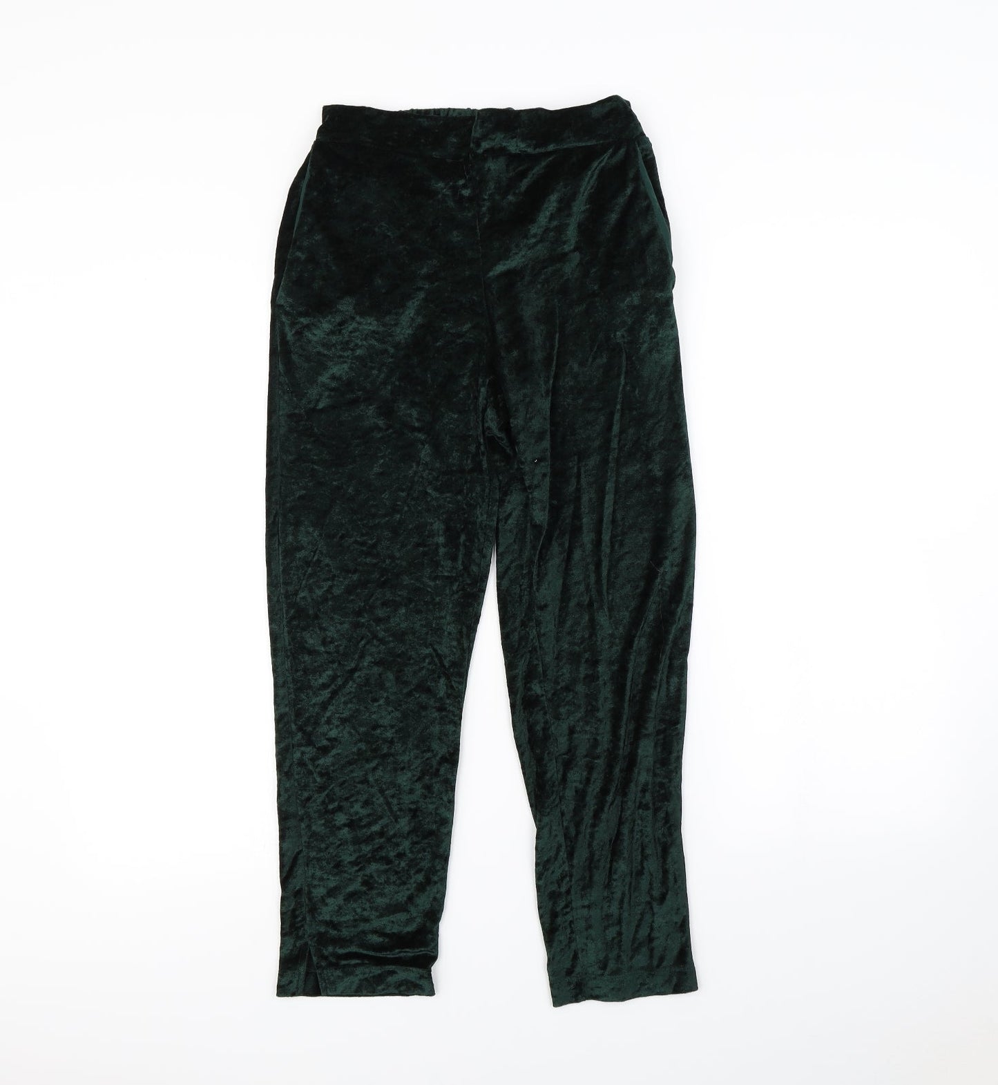 Womens UK Size 6 H&M Regular Fit  Green Trousers