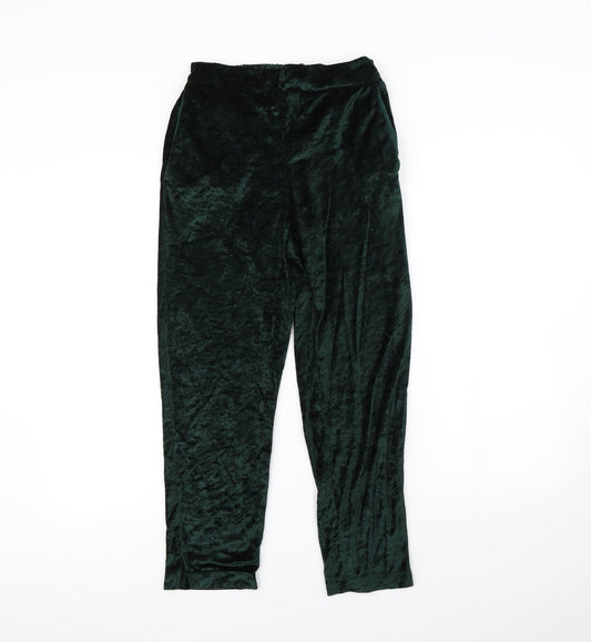 Womens UK Size 6 H&M Regular Fit  Green Trousers