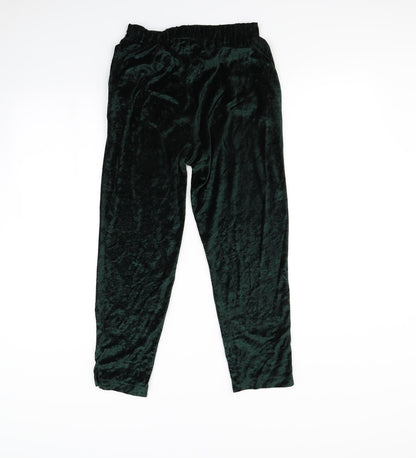 Womens UK Size 6 H&M Regular Fit  Green Trousers