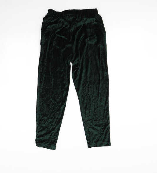 Womens UK Size 6 H&M Regular Fit  Green Trousers