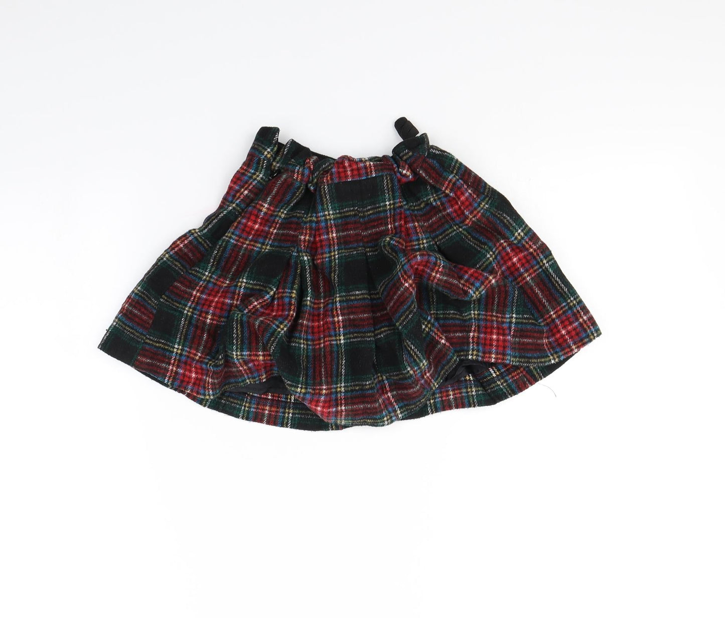 NEXT Girls Multicoloured Check  Flare Skirt Size 8 Years