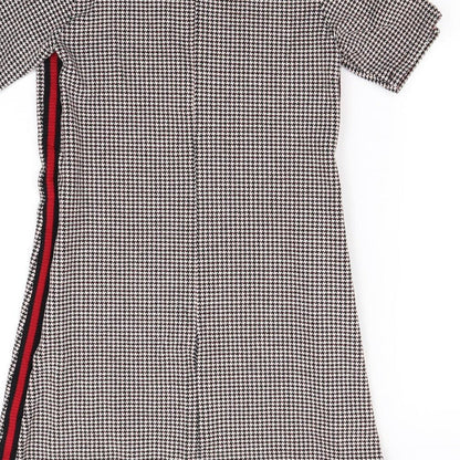 Formula Womens Black Herringbone  Mini  Size 10