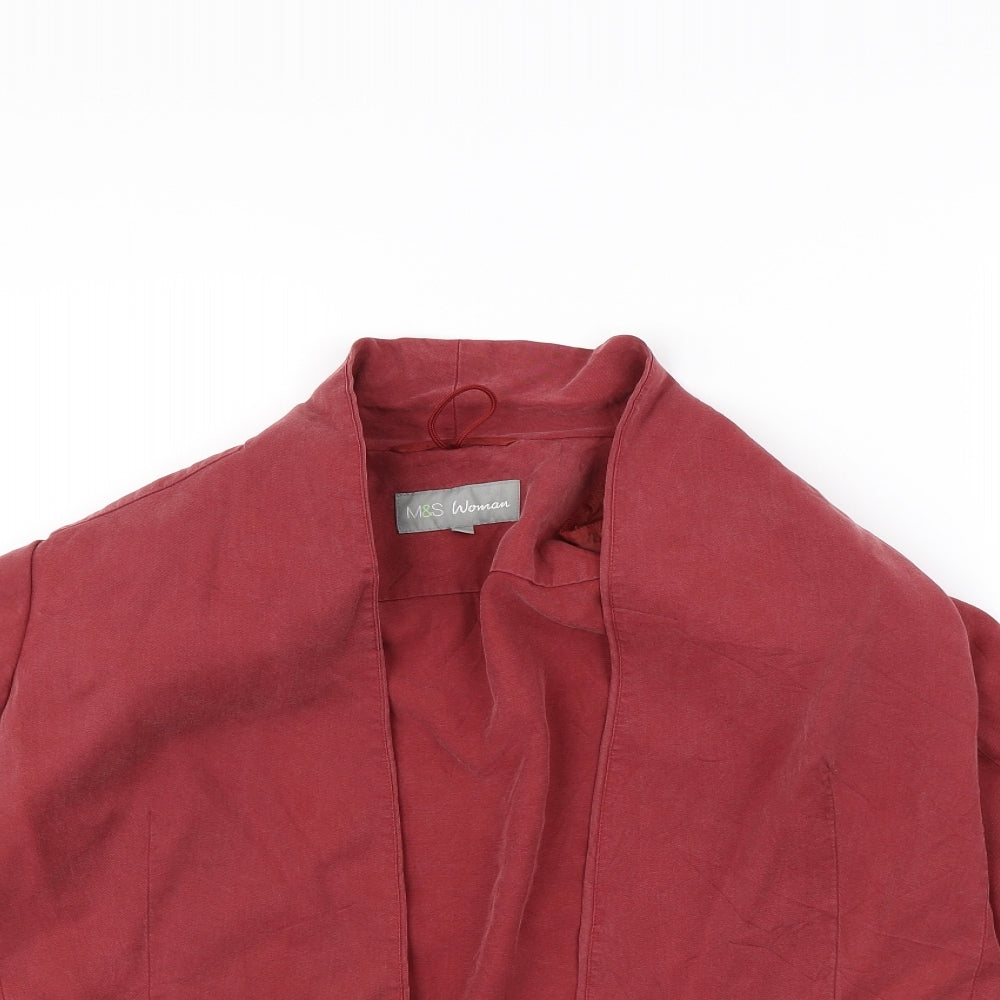 Womens UK Size 12 M&s Pink Jacket