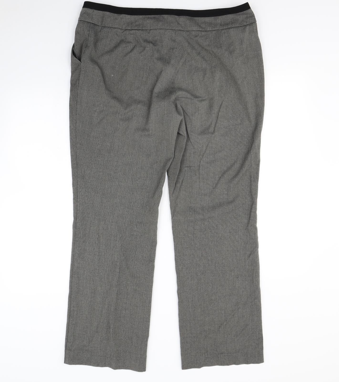 Autonomy Womens Grey   Dress Pants Trousers Size 16 L30 in
