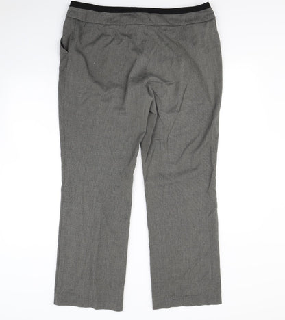 Autonomy Womens Grey   Dress Pants Trousers Size 16 L30 in