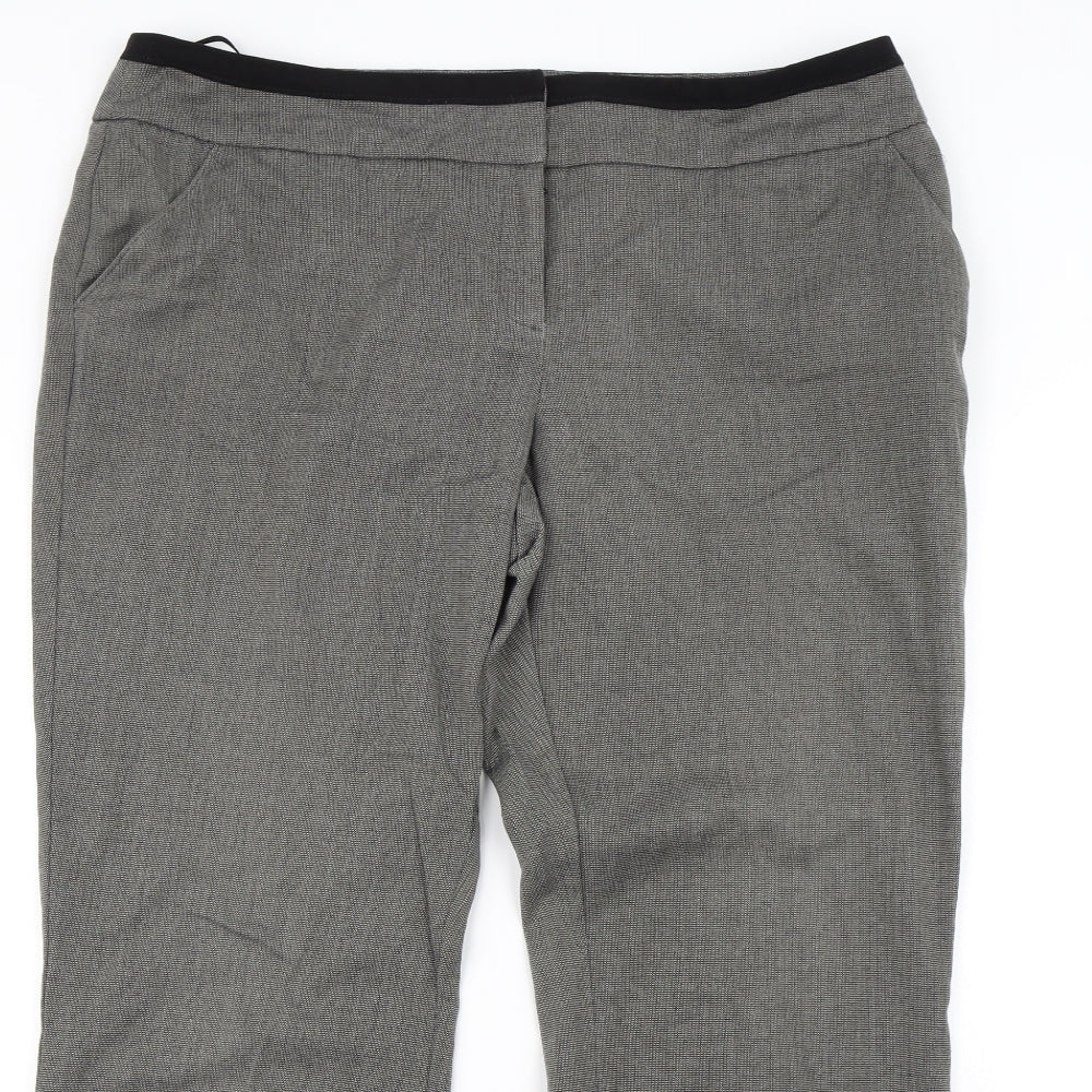 Autonomy Womens Grey   Dress Pants Trousers Size 16 L30 in