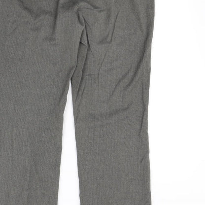 Autonomy Womens Grey   Dress Pants Trousers Size 16 L30 in