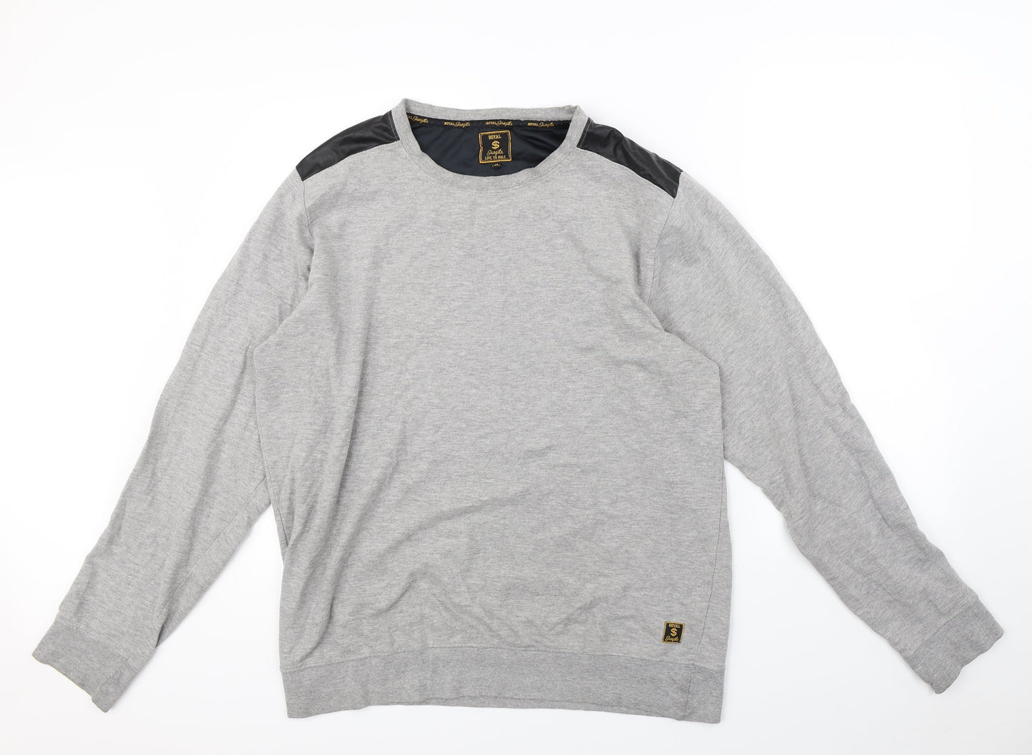 Royal Gangsta Mens Grey   Pullover Jumper Size XL