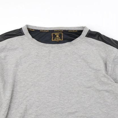 Royal Gangsta Mens Grey   Pullover Jumper Size XL