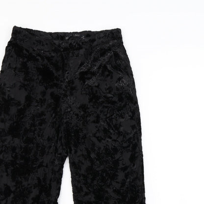 Womens UK Size M Zara Regular Fit  Black Trousers