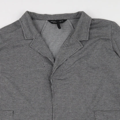 Peacocks Womens Grey   Overcoat Blazer Size 14