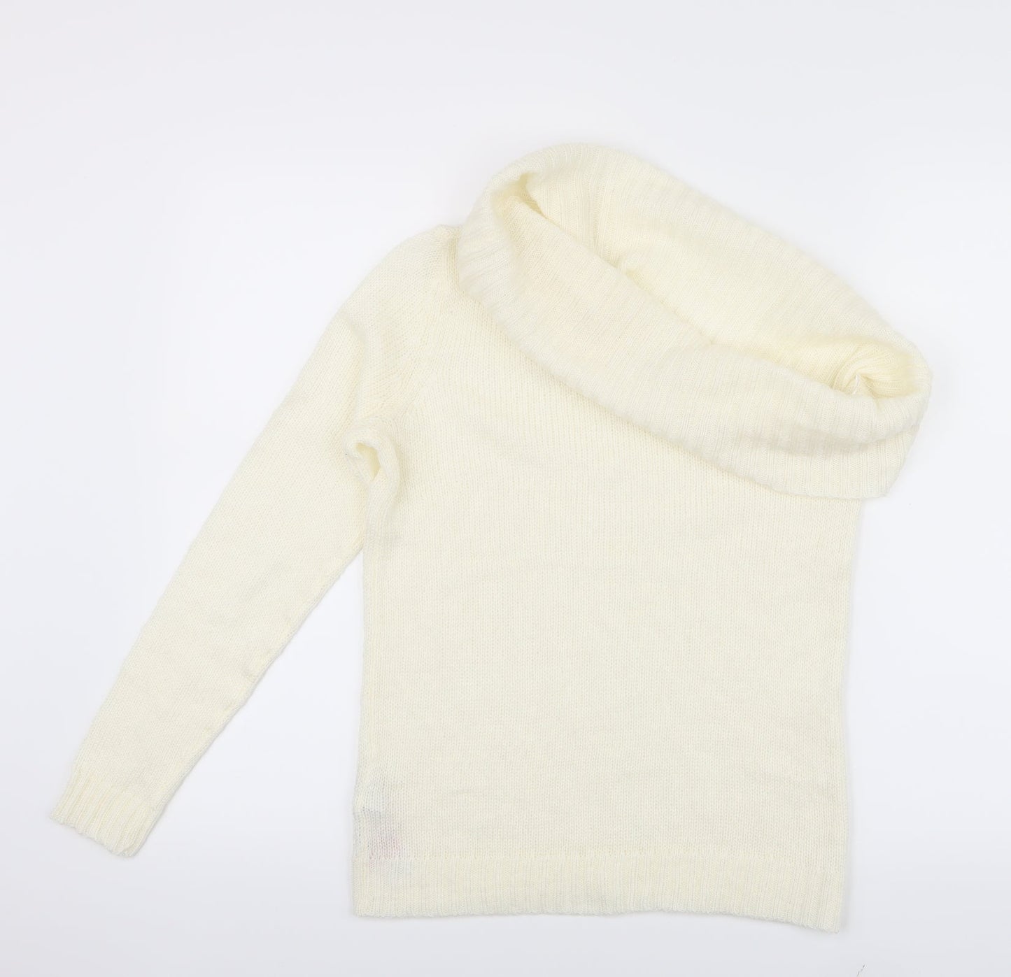 VILA Womens White   Pullover Jumper Size S