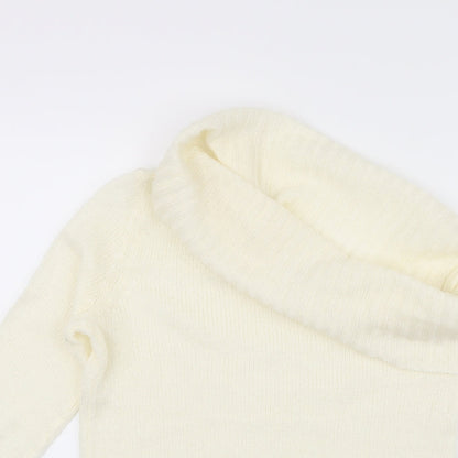 VILA Womens White   Pullover Jumper Size S