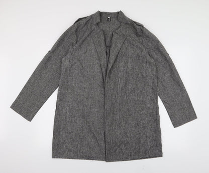 My Dress Room Womens Grey   Cardigan Jumper Size S