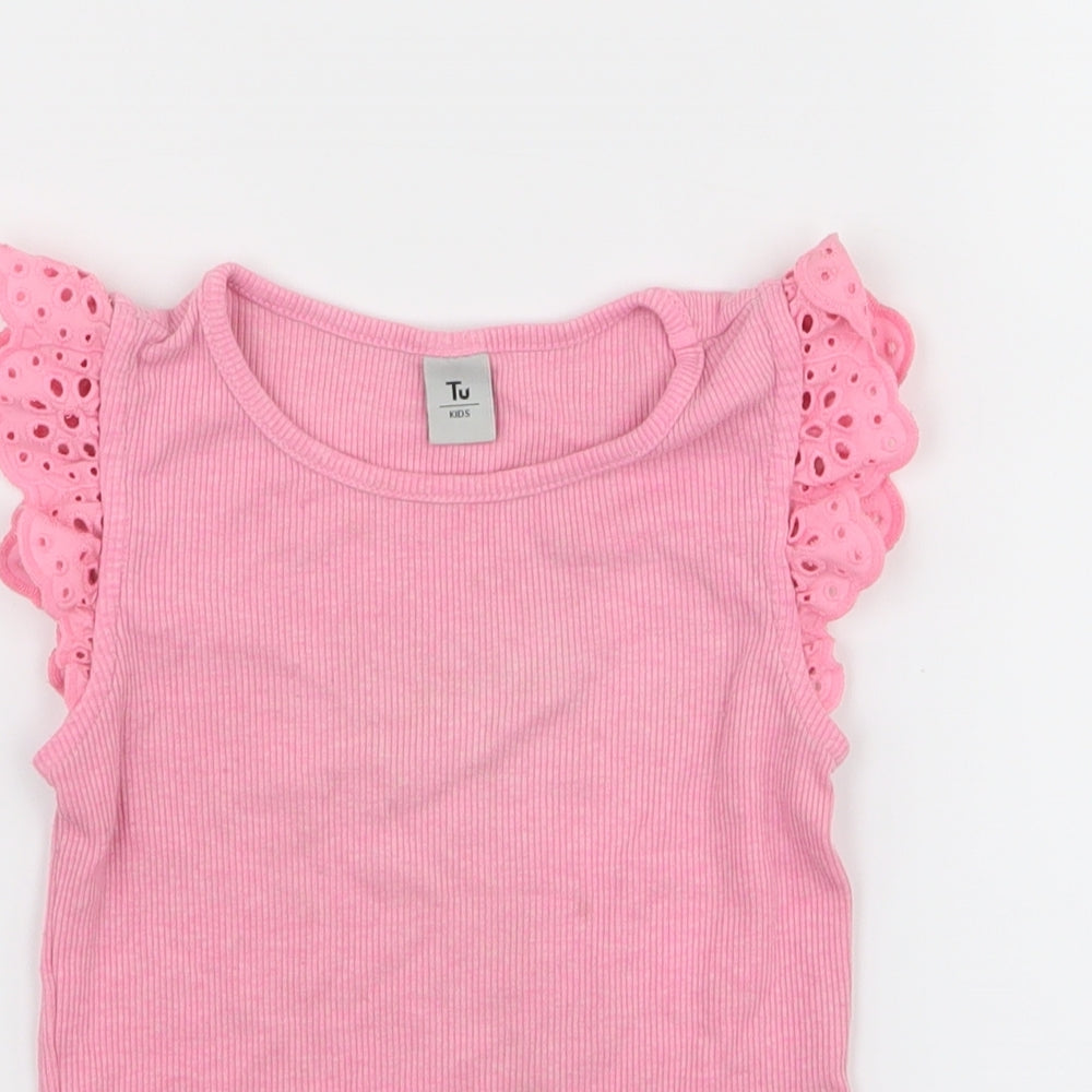 TU Girls Pink   Tunic Tank Size 2-3 Years