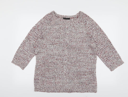 DAVID EMANUEL Womens Pink   Pullover Jumper Size M
