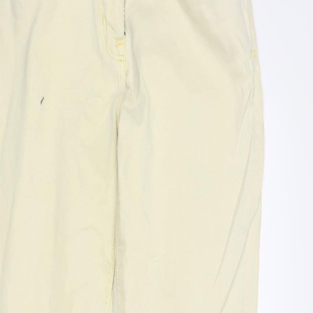 NEXT Womens Yellow  Denim Skinny Jeans Size 12 L29 in