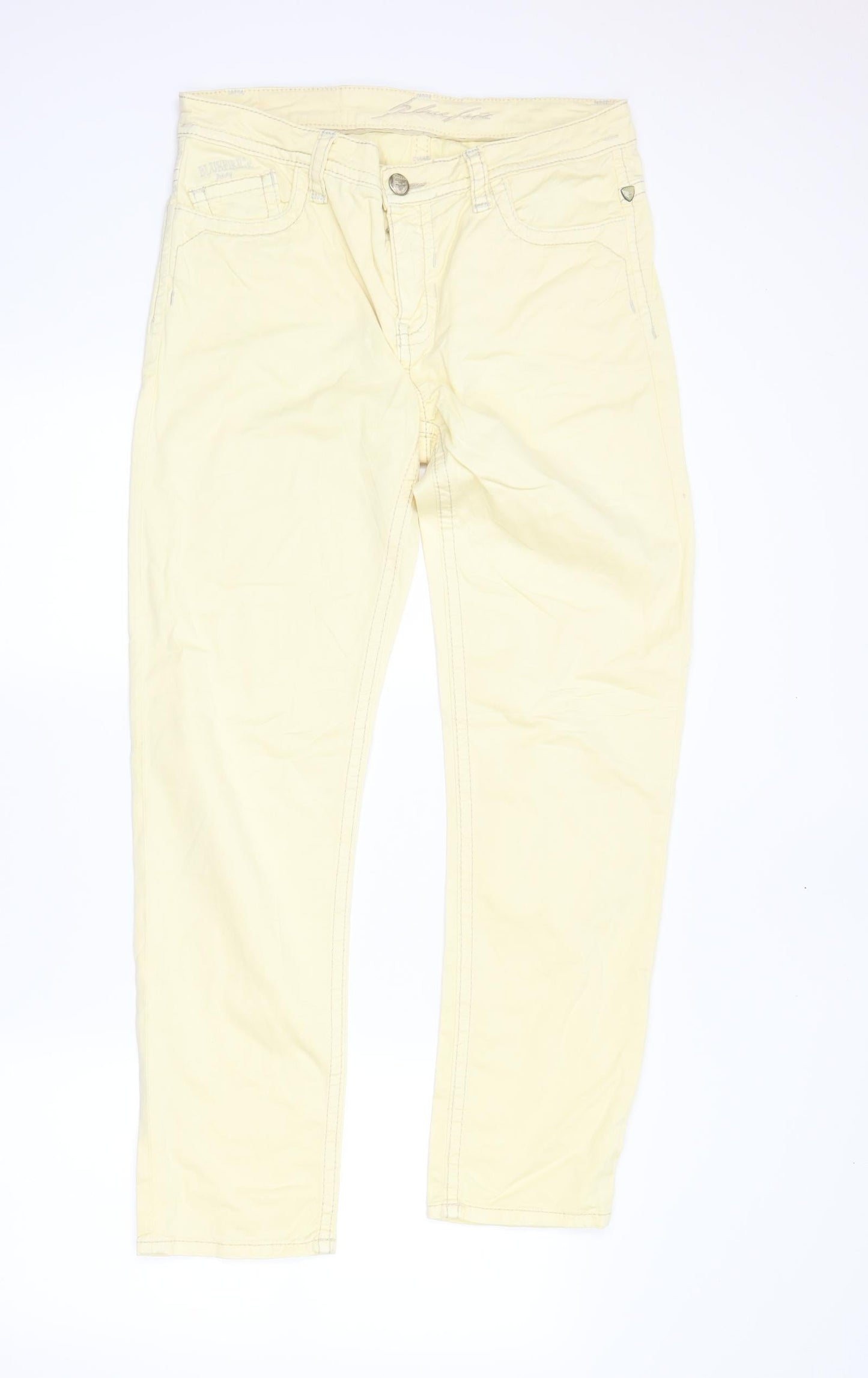 Blue Fire Womens Yellow   Skinny Jeans Size 12 L29 in