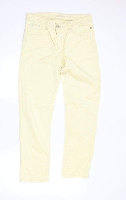 Blue Fire Womens Yellow   Skinny Jeans Size 12 L29 in