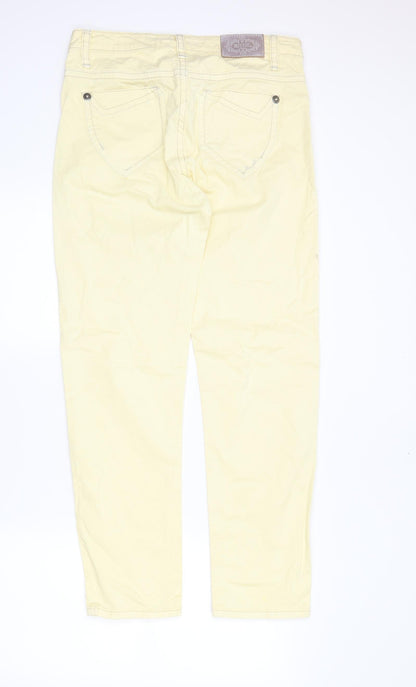 Blue Fire Womens Yellow   Skinny Jeans Size 12 L29 in