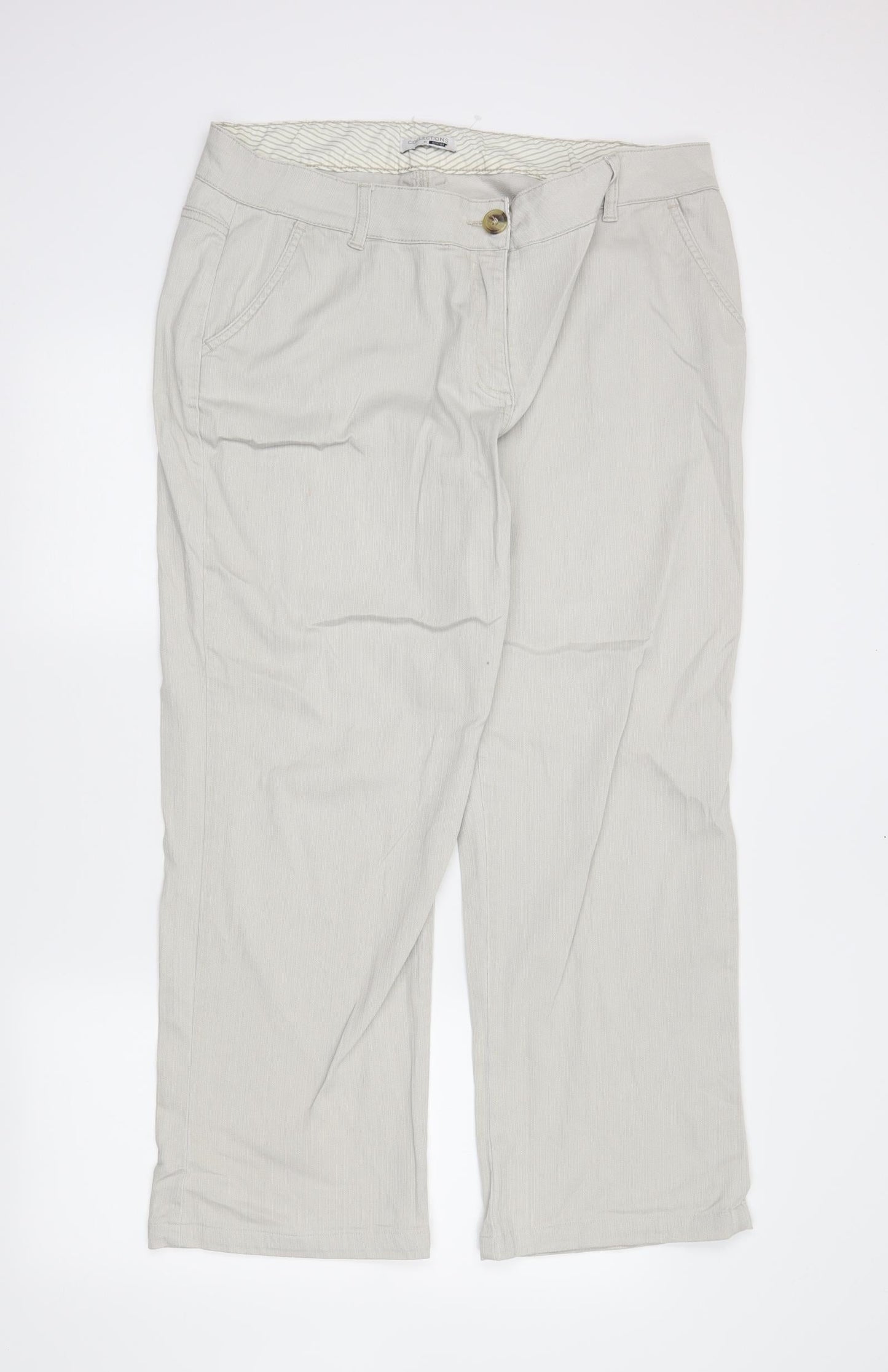 George Womens Beige   Trousers  Size 18 L26 in