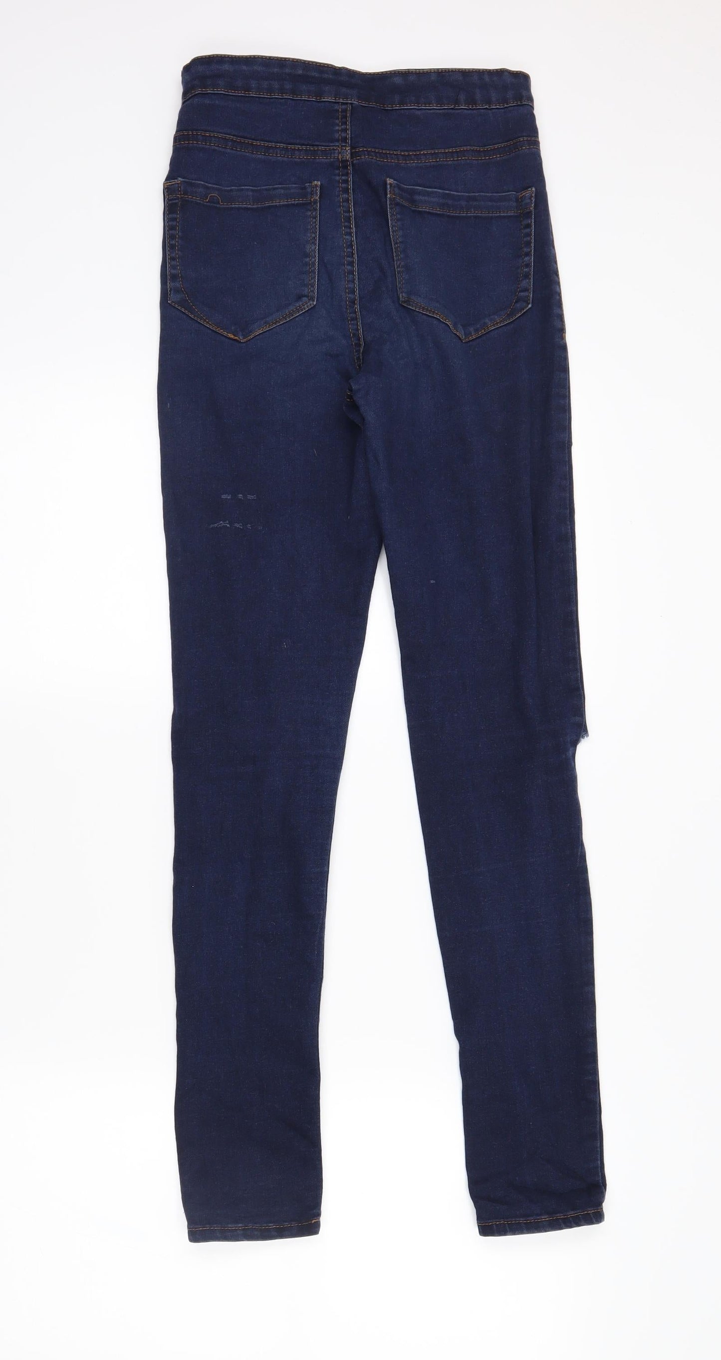 Womens UK Size 8 denimCo Regular Fit Skinny Blue Jeans
