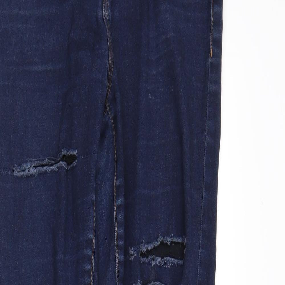 Womens UK Size 8 denimCo Regular Fit Skinny Blue Jeans