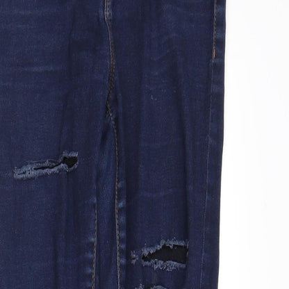 Womens UK Size 8 denimCo Regular Fit Skinny Blue Jeans