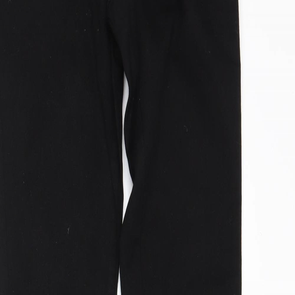 Womens UK Size 8 denimco Regular Fit Skinny Black Jeans