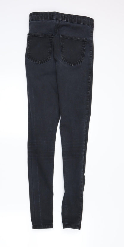 Topshop Womens Black   Skinny Jeans Size 26 in L32 in