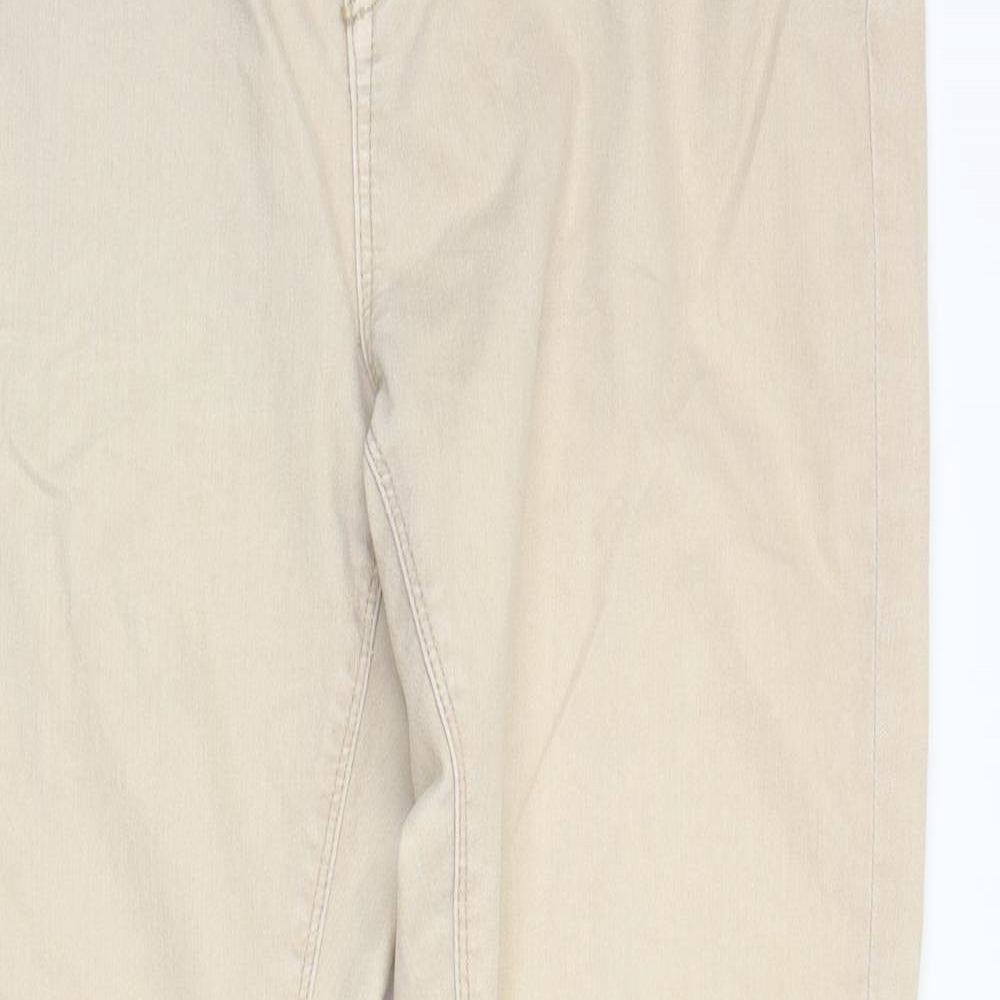 alcott Womens Beige   Skinny Jeans Size 38 in L29 in