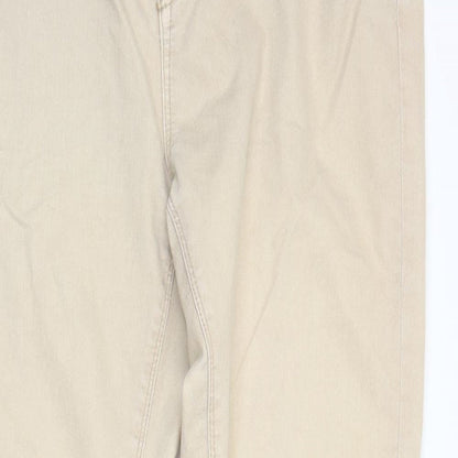 alcott Womens Beige   Skinny Jeans Size 38 in L29 in