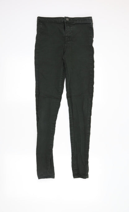 Womens UK Size 6 denimco Regular Fit Jegging Green Jeans