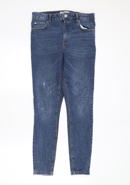 Womens UK Size 14 denimCo Regular Fit Skinny Blue Jeans