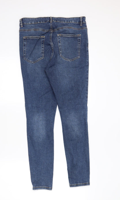 Womens UK Size 14 denimCo Regular Fit Skinny Blue Jeans