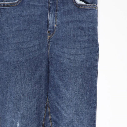 Womens UK Size 14 denimCo Regular Fit Skinny Blue Jeans