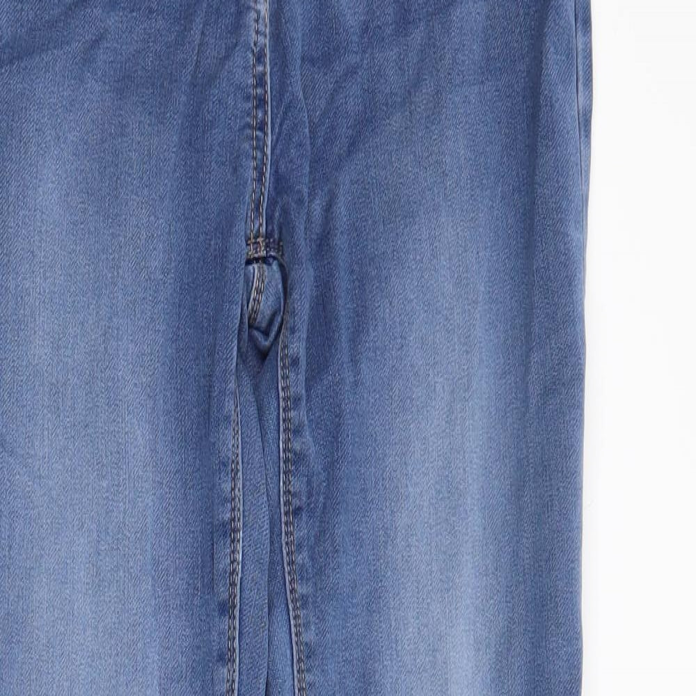 Womens UK Size 12 Preworn Regular Fit Skinny Blue Jeans