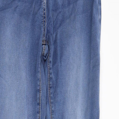 Womens UK Size 12 Preworn Regular Fit Skinny Blue Jeans
