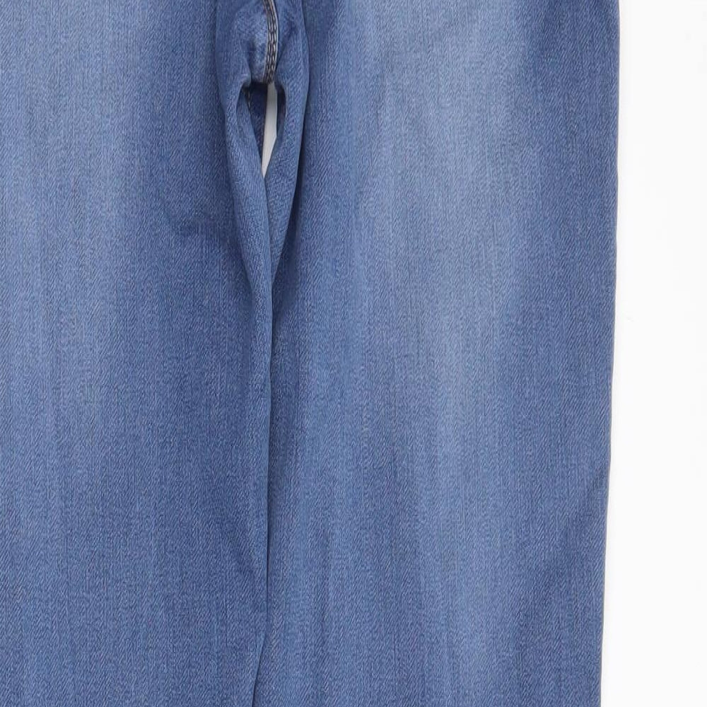Womens UK Size 12 Preworn Regular Fit Skinny Blue Jeans