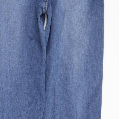 Womens UK Size 12 Preworn Regular Fit Skinny Blue Jeans