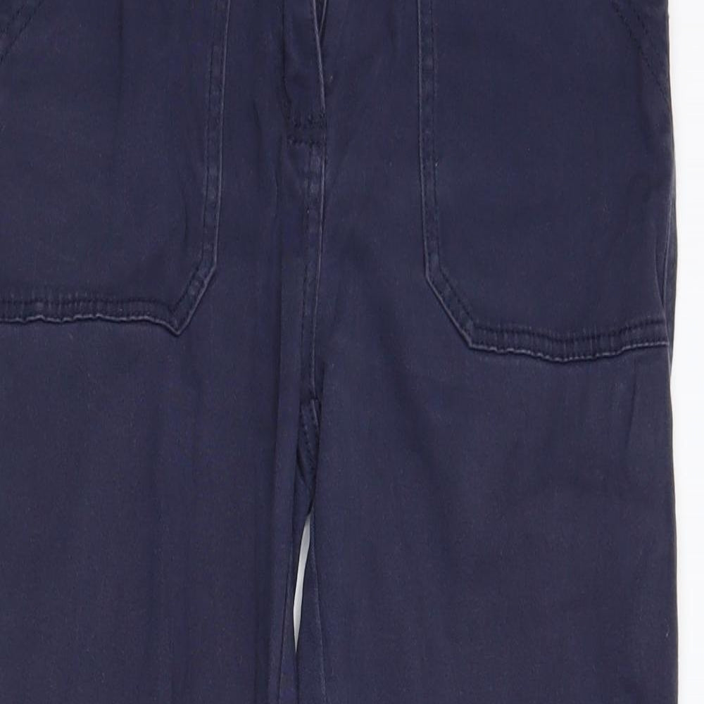 Womens UK Size 12 Papaya Regular Fit Straight Blue Jeans