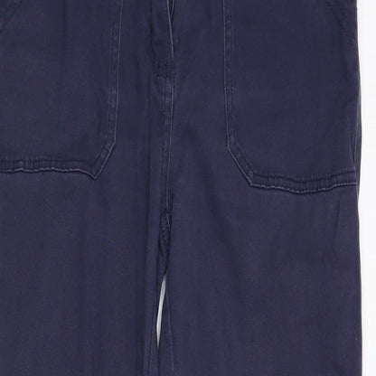 Womens UK Size 12 Papaya Regular Fit Straight Blue Jeans