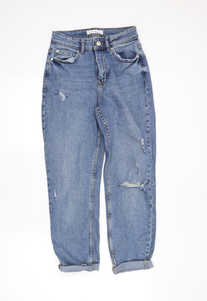 Womens UK Size 6 denimCo Regular Fit Mom Blue Jeans