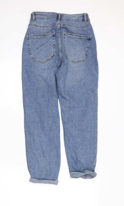 Womens UK Size 6 denimCo Regular Fit Mom Blue Jeans