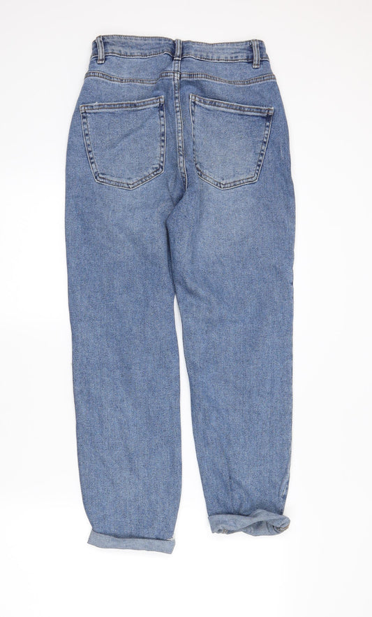 Womens UK Size 6 denimCo Regular Fit Mom Blue Jeans