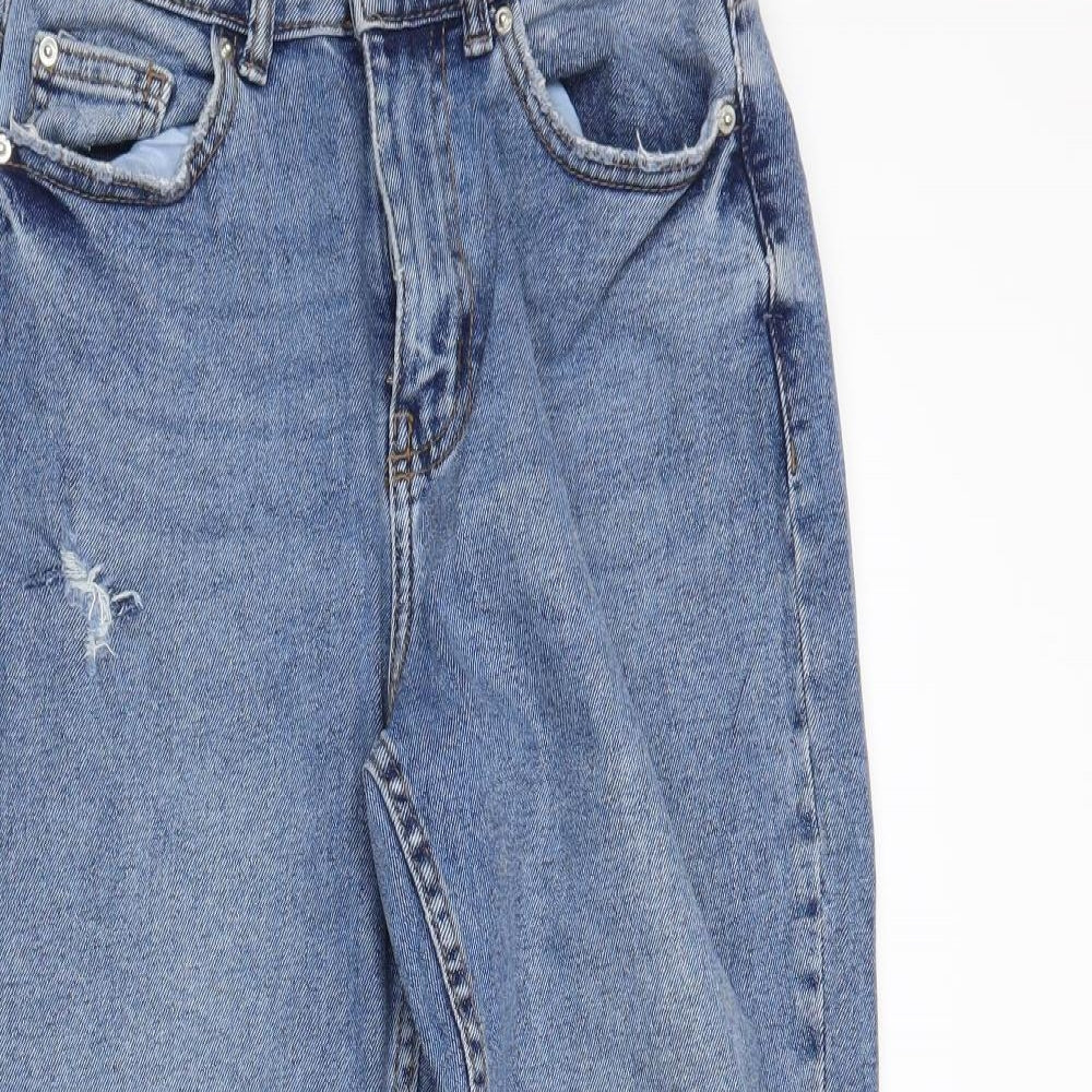 Womens UK Size 6 denimCo Regular Fit Mom Blue Jeans