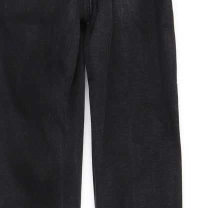 Womens UK Size 6 DenimCo Regular Fit Skinny Black Jeans